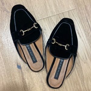 Steven by Steve Madden velvet mules